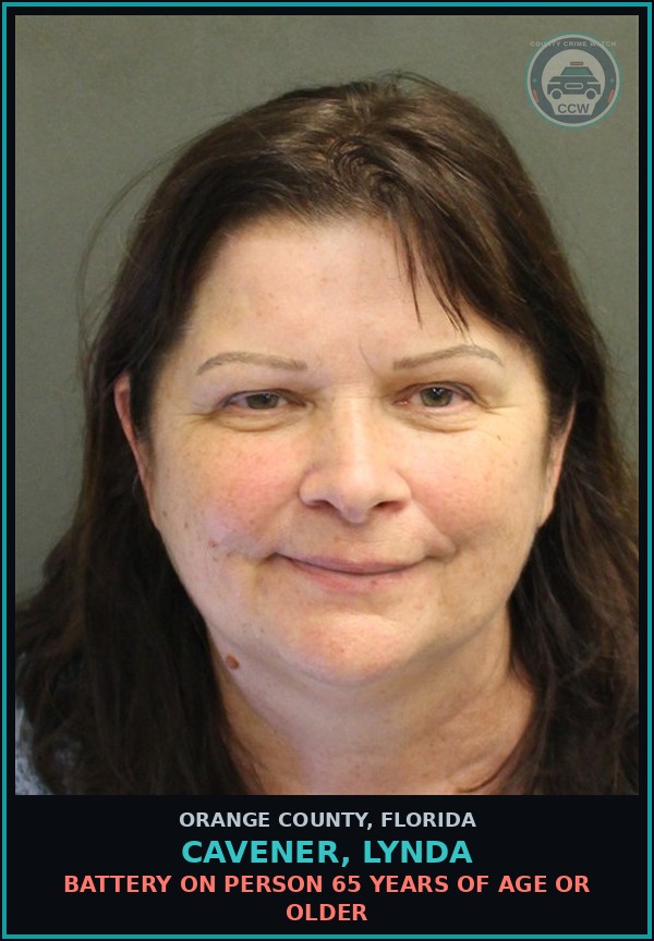 Booking mugshot of CAVENER, LYNDA in Orange County