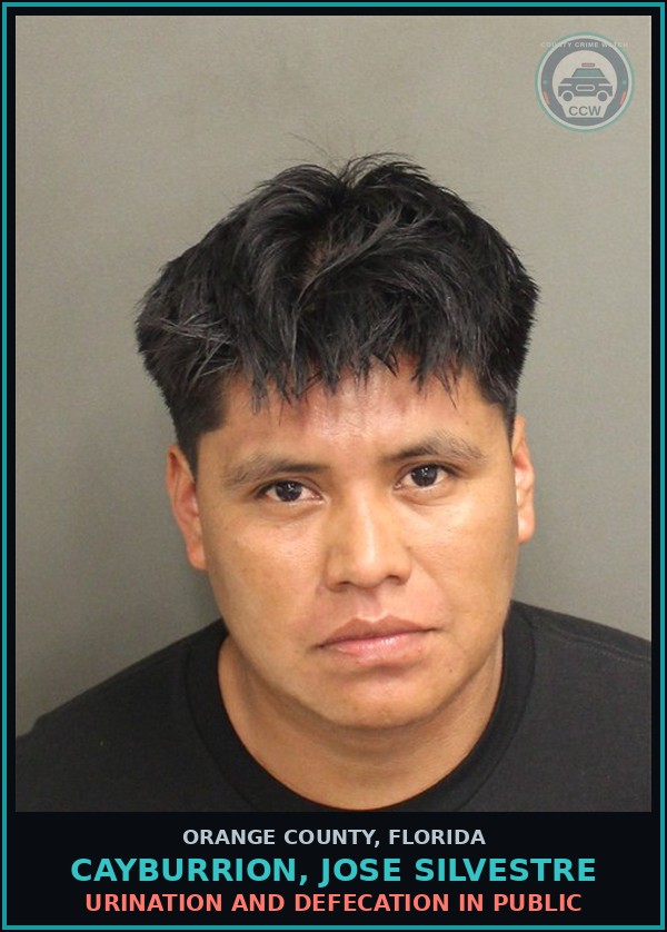 Booking mugshot of CAYBURRION, JOSE SILVESTRE in Orange County