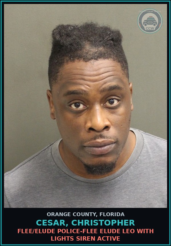 Booking mugshot of CESAR, CHRISTOPHER in Orange County