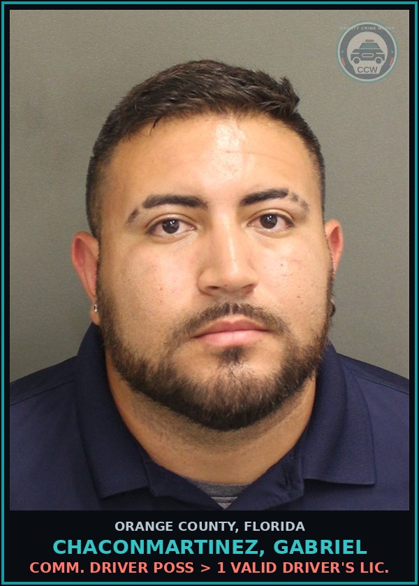 Booking mugshot of CHACONMARTINEZ, GABRIEL in Orange County