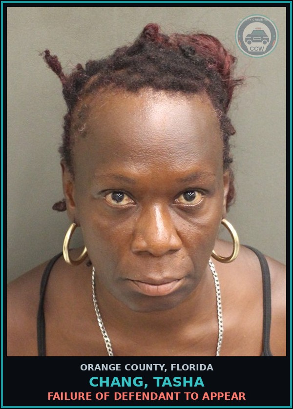 Booking mugshot of CHANG, TASHA in Orange County