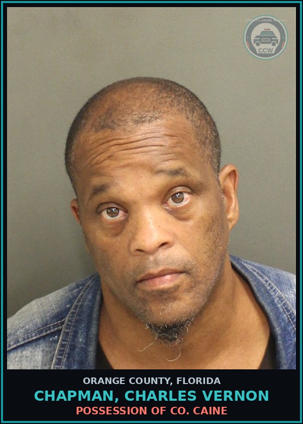 Booking mugshot of CHAPMAN, CHARLES VERNON in Orange County