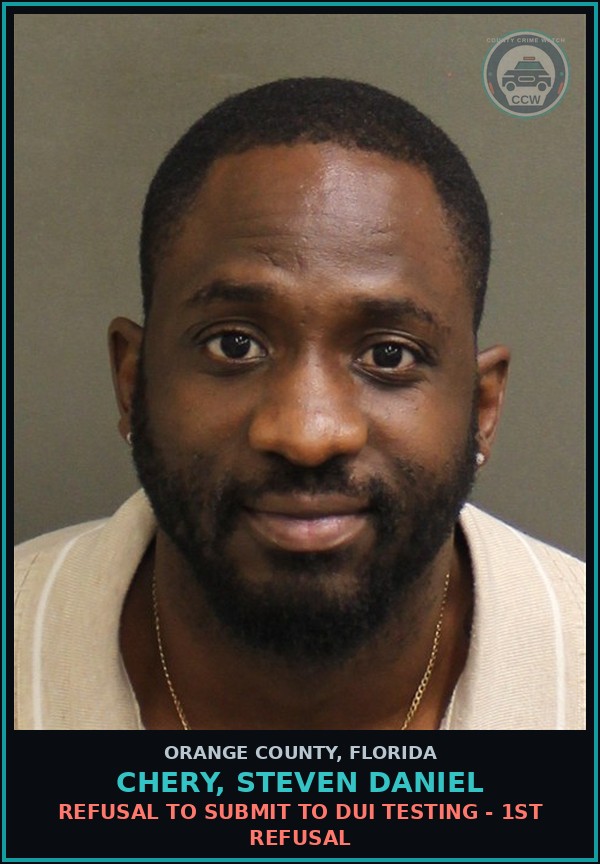 Booking mugshot of CHERY, STEVEN DANIEL in Orange County