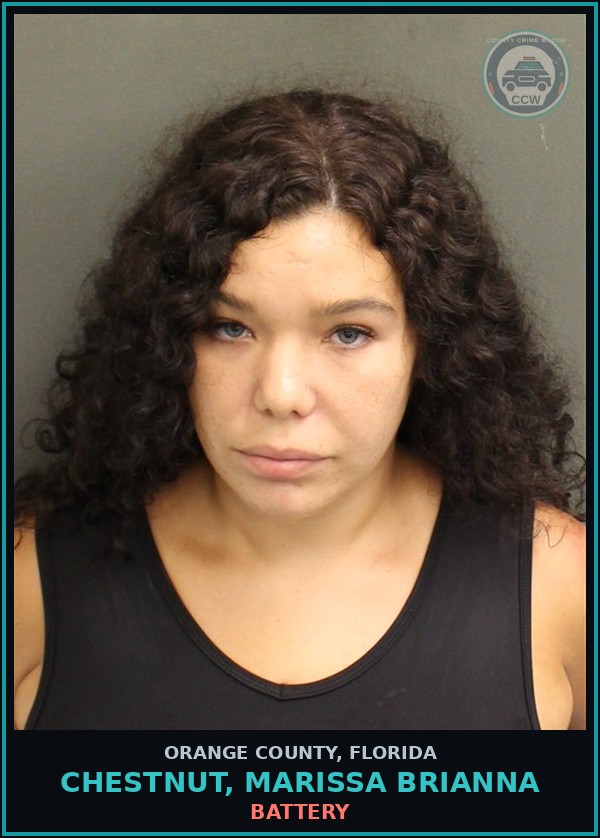 Booking mugshot of CHESTNUT, MARISSA BRIANNA in Orange County