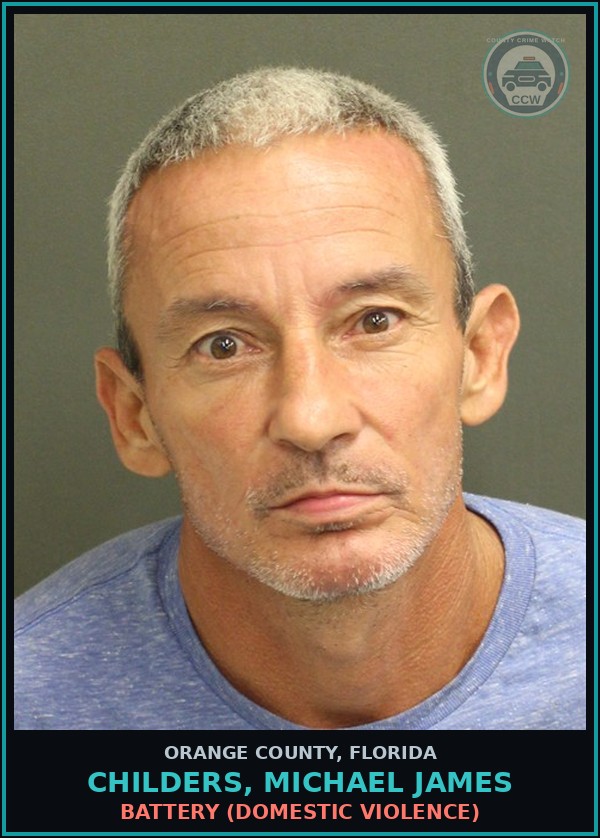 Booking mugshot of CHILDERS, MICHAEL JAMES in Orange County