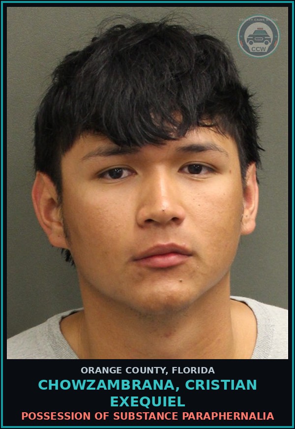 Booking mugshot of CHOWZAMBRANA, CRISTIAN EXEQUIEL in Orange County