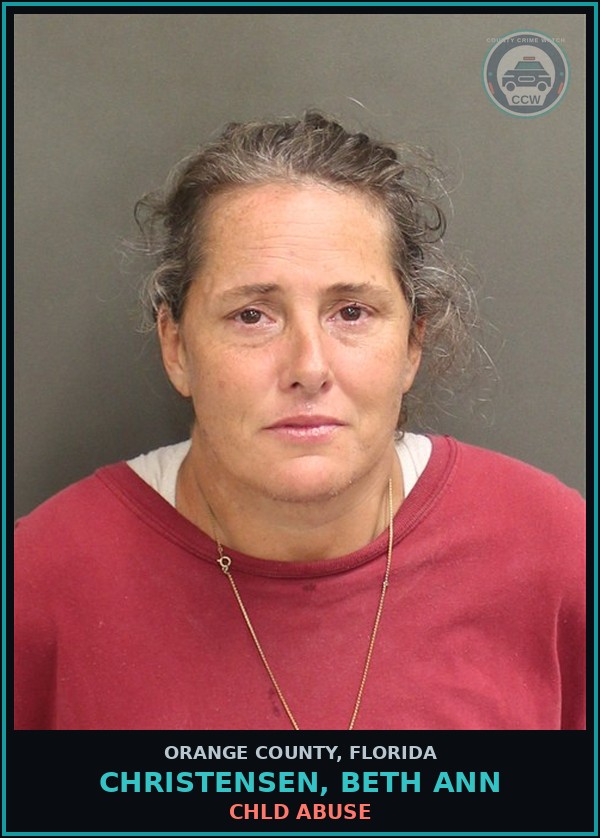Booking mugshot of CHRISTENSEN, BETH ANN in Orange County