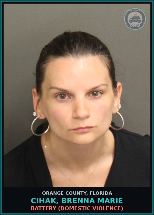 Booking mugshot of CIHAK, BRENNA MARIE in Orange County