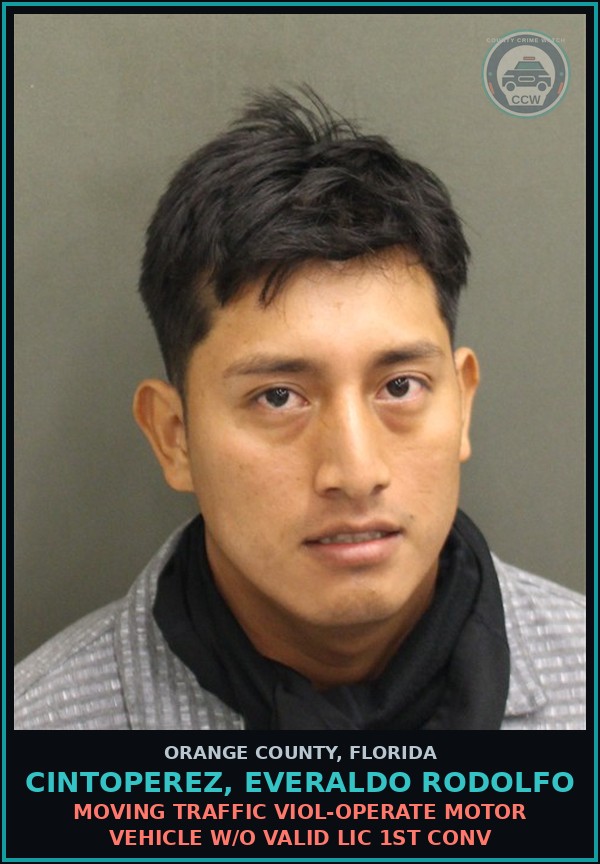 Booking mugshot of CINTOPEREZ, EVERALDO RODOLFO in Orange County