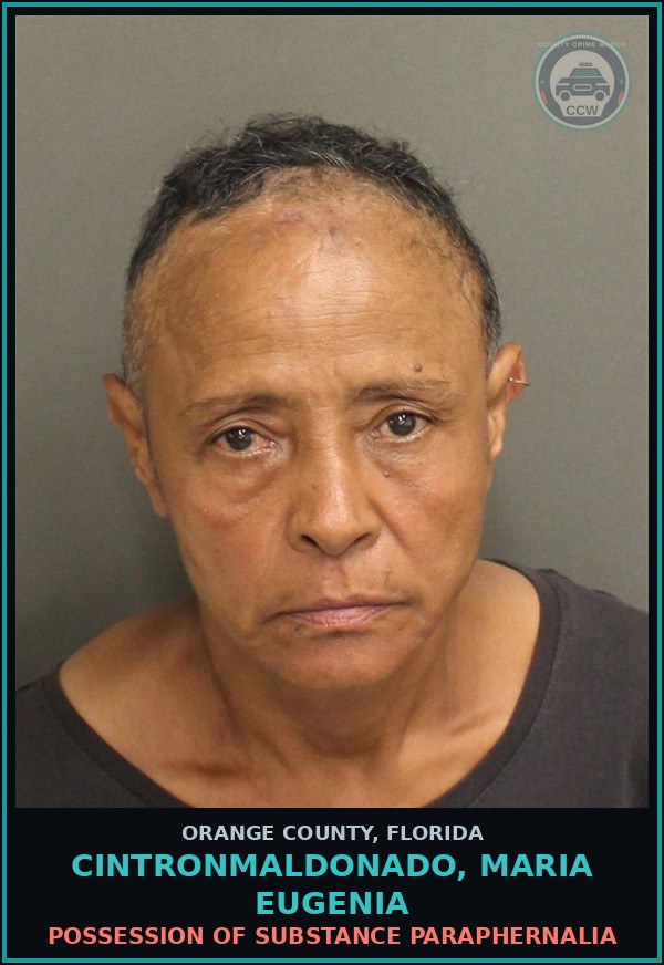 Booking mugshot of CINTRONMALDONADO, MARIA EUGENIA in Orange County