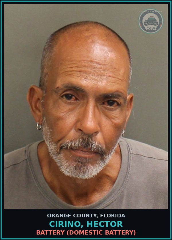 Booking mugshot of CIRINO, HECTOR in Orange County