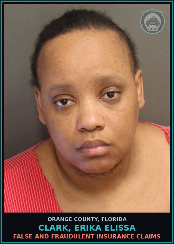 Booking mugshot of CLARK, ERIKA ELISSA in Orange County