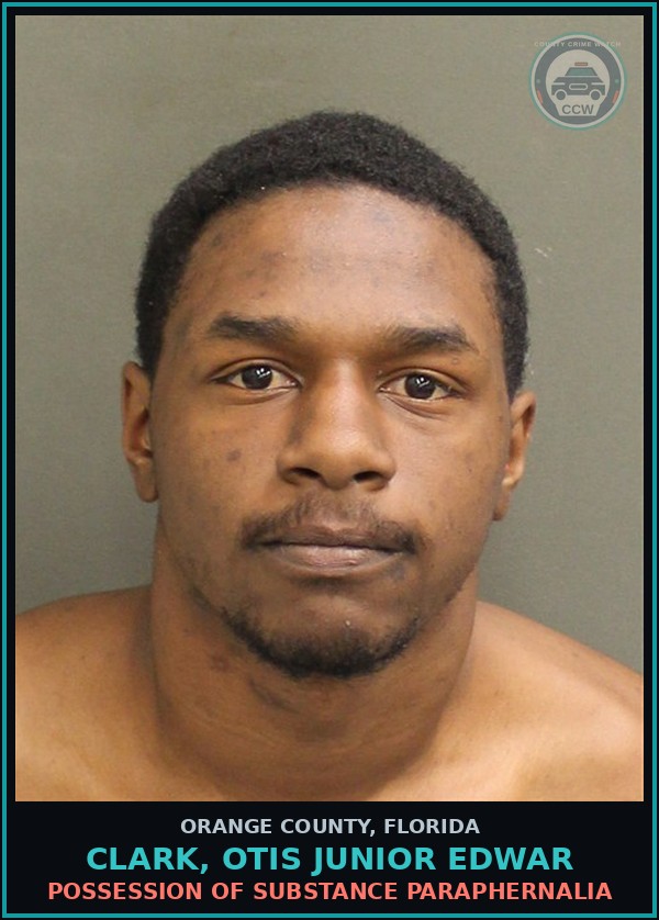 Booking mugshot of CLARK, OTIS JUNIOR EDWAR in Orange County