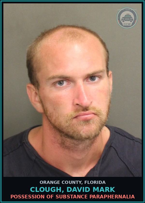 Booking mugshot of CLOUGH, DAVID MARK in Orange County