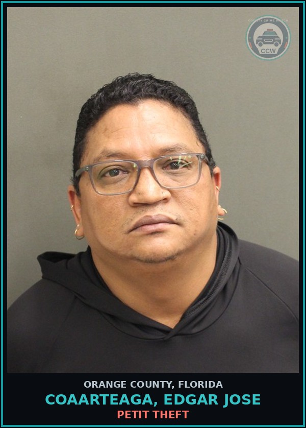 Booking mugshot of COAARTEAGA, EDGAR JOSE in Orange County