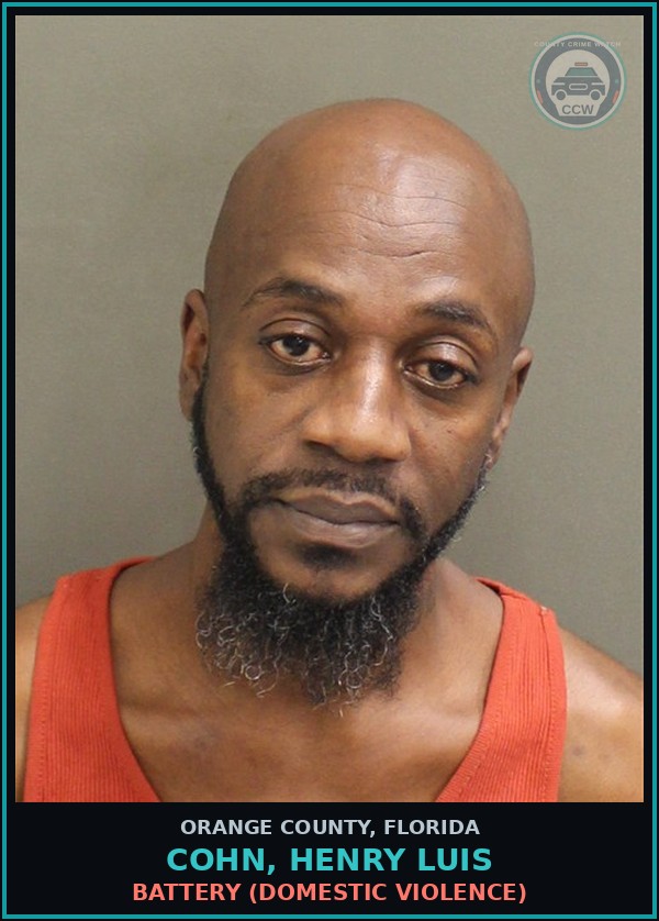 Booking mugshot of COHN, HENRY LUIS in Orange County
