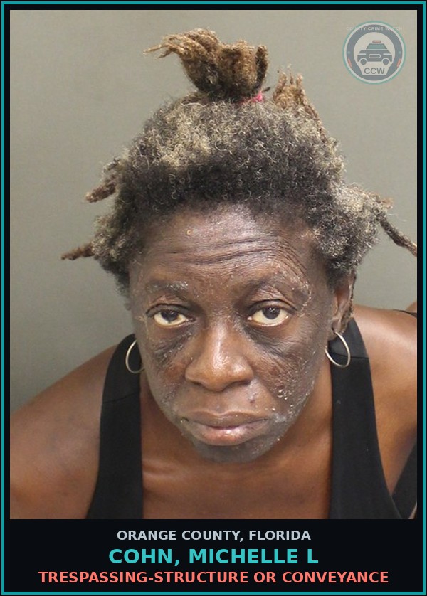 Booking mugshot of COHN, MICHELLE L in Orange County