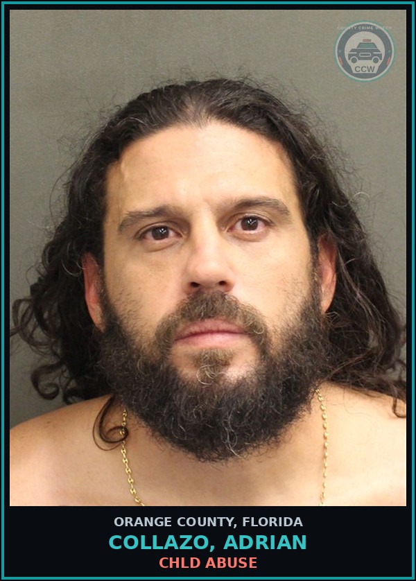 Booking mugshot of COLLAZO, ADRIAN in Orange County