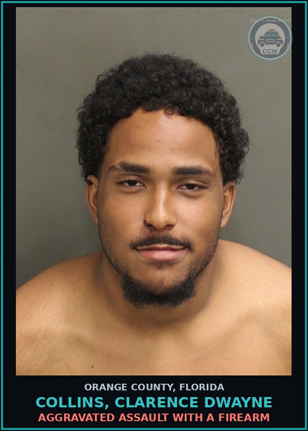 Booking mugshot of COLLINS, CLARENCE DWAYNE in Orange County