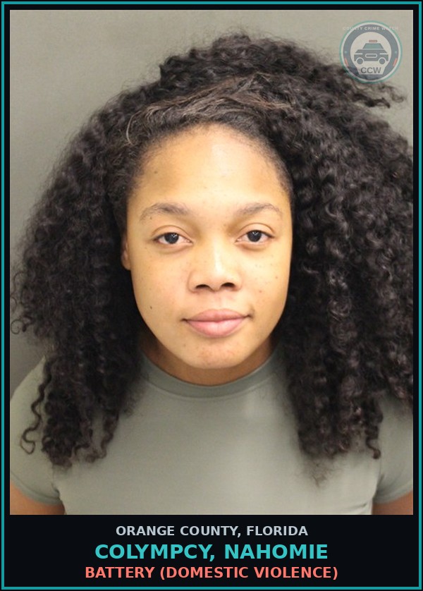 Booking mugshot of COLYMPCY, NAHOMIE in Orange County
