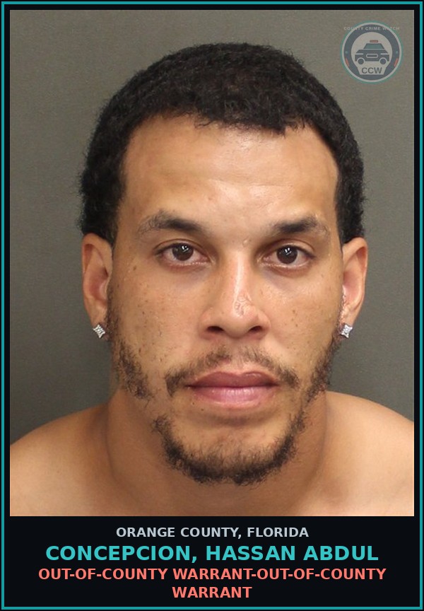 Booking mugshot of CONCEPCION, HASSAN ABDUL in Orange County