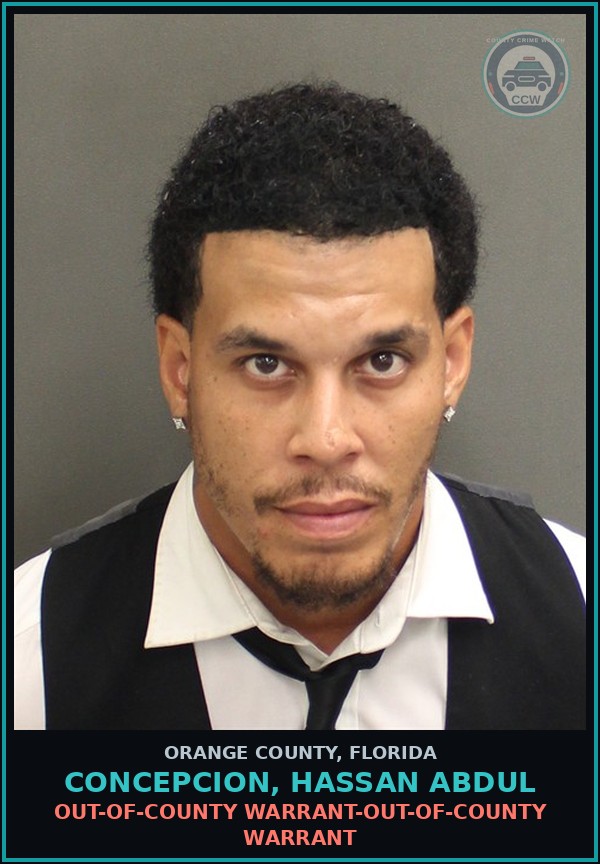 Booking mugshot of CONCEPCION, HASSAN ABDUL in Orange County