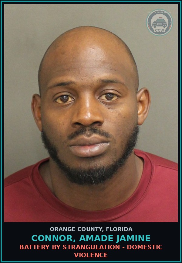 Booking mugshot of CONNOR, AMADE JAMINE in Orange County