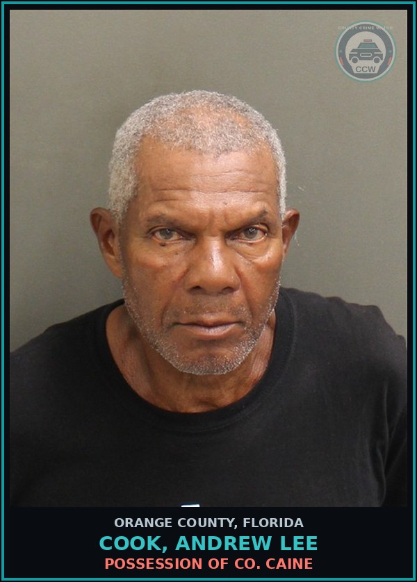 Booking mugshot of COOK, ANDREW LEE in Orange County