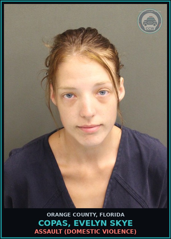 Booking mugshot of COPAS, EVELYN SKYE in Orange County