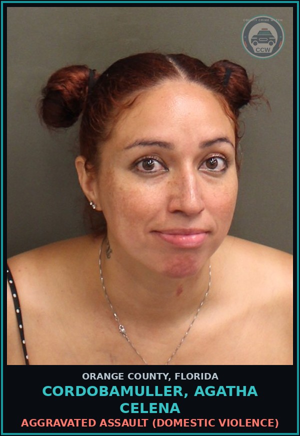 Booking mugshot of CORDOBAMULLER, AGATHA CELENA in Orange County
