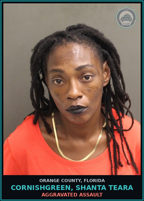 Booking mugshot of CORNISHGREEN, SHANTA TEARA in Orange County