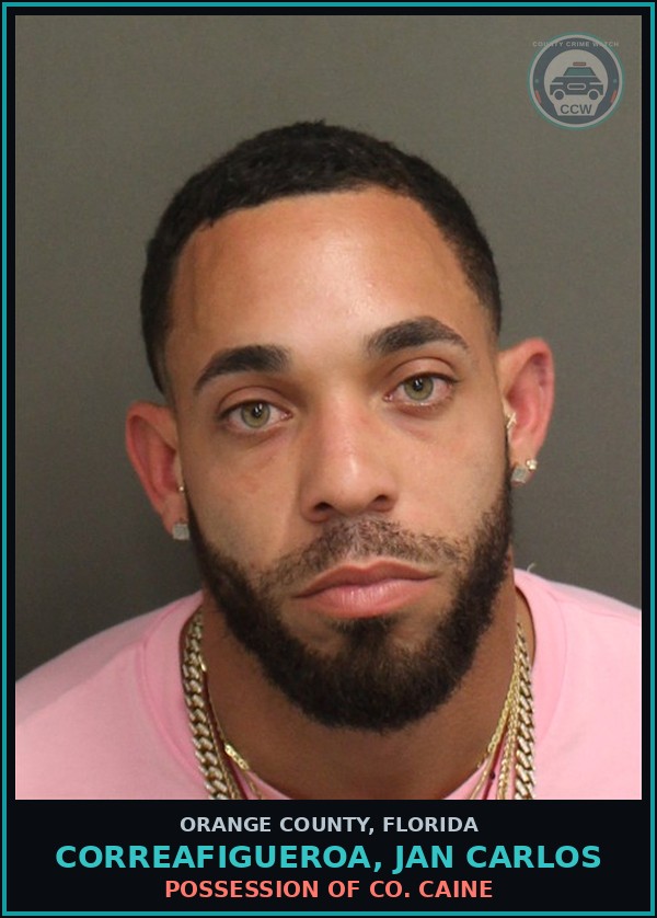 Booking mugshot of CORREAFIGUEROA, JAN CARLOS in Orange County