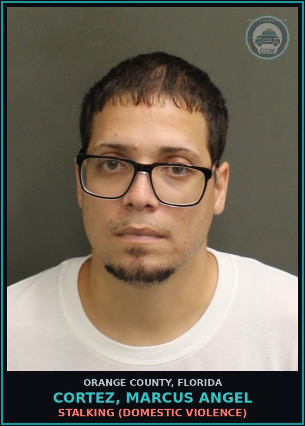 Booking mugshot of CORTEZ, MARCUS ANGEL in Orange County