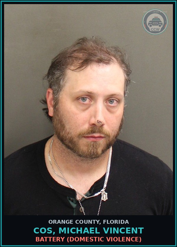 Booking mugshot of COS, MICHAEL VINCENT in Orange County