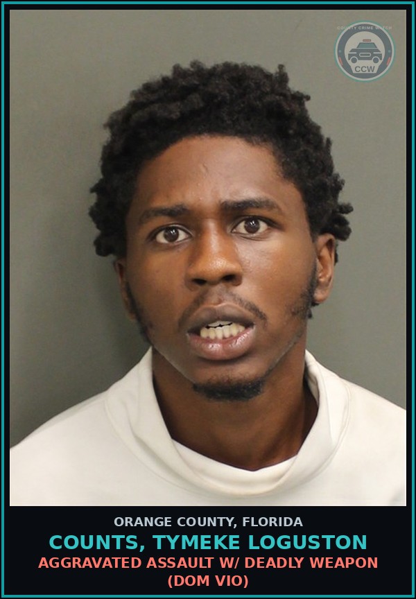 Booking mugshot of COUNTS, TYMEKE LOGUSTON in Orange County