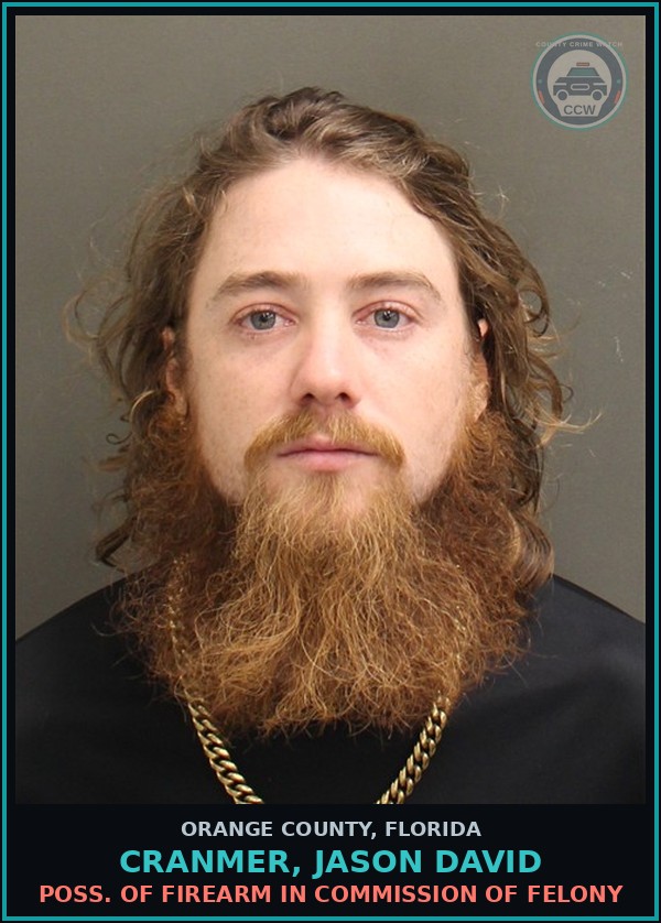 Booking mugshot of CRANMER, JASON DAVID in Orange County