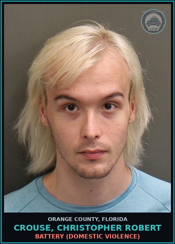 Booking mugshot of CROUSE, CHRISTOPHER ROBERT in Orange County