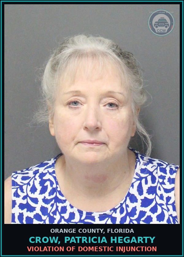 Booking mugshot of CROW, PATRICIA HEGARTY in Orange County