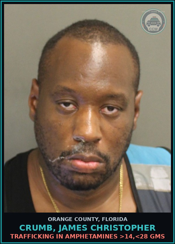 Booking mugshot of CRUMB, JAMES CHRISTOPHER in Orange County