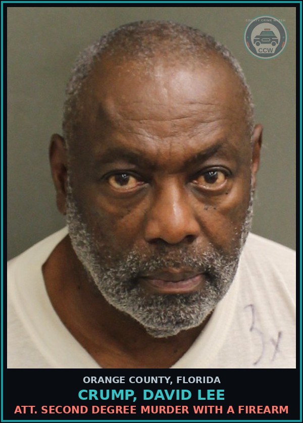 Booking mugshot of CRUMP, DAVID LEE in Orange County