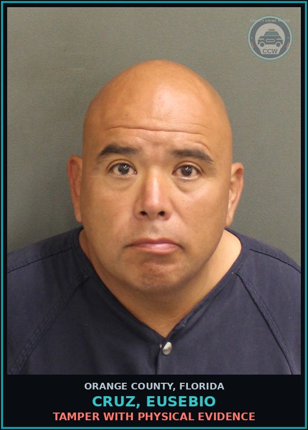 Booking mugshot of CRUZ, EUSEBIO in Orange County