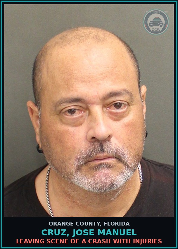 Booking mugshot of CRUZ, JOSE MANUEL in Orange County