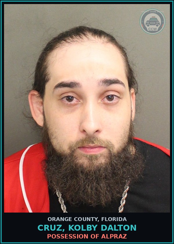 Booking mugshot of CRUZ, KOLBY DALTON in Orange County