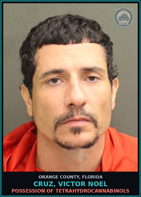 Booking mugshot of CRUZ, VICTOR NOEL in Orange County