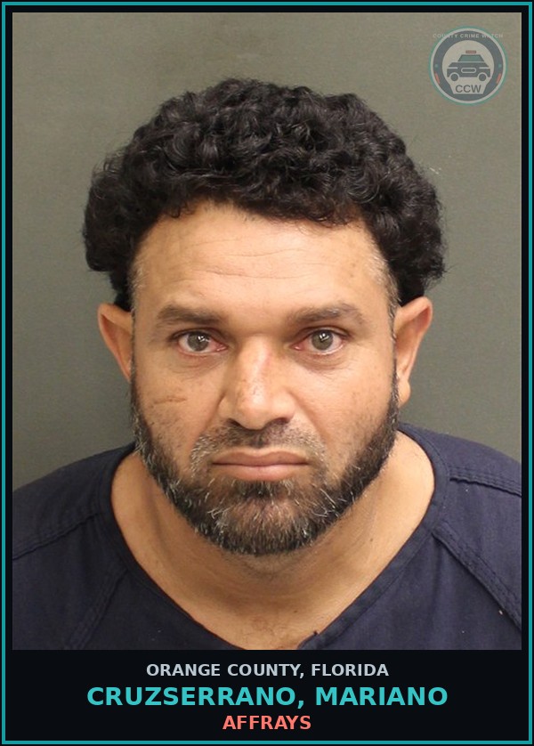 Booking mugshot of CRUZSERRANO, MARIANO in Orange County