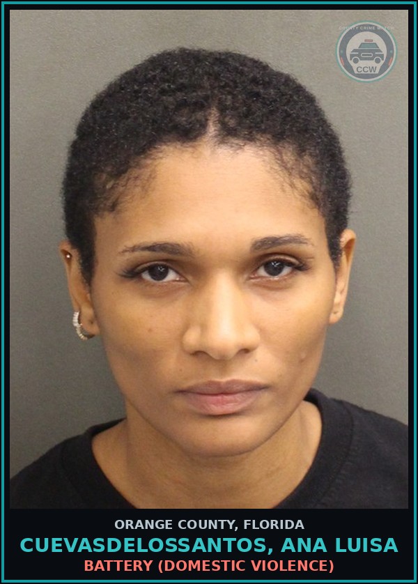 Booking mugshot of CUEVASDELOSSANTOS, ANA LUISA in Orange County