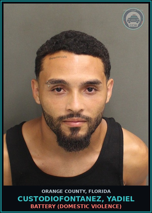Booking mugshot of CUSTODIOFONTANEZ, YADIEL in Orange County