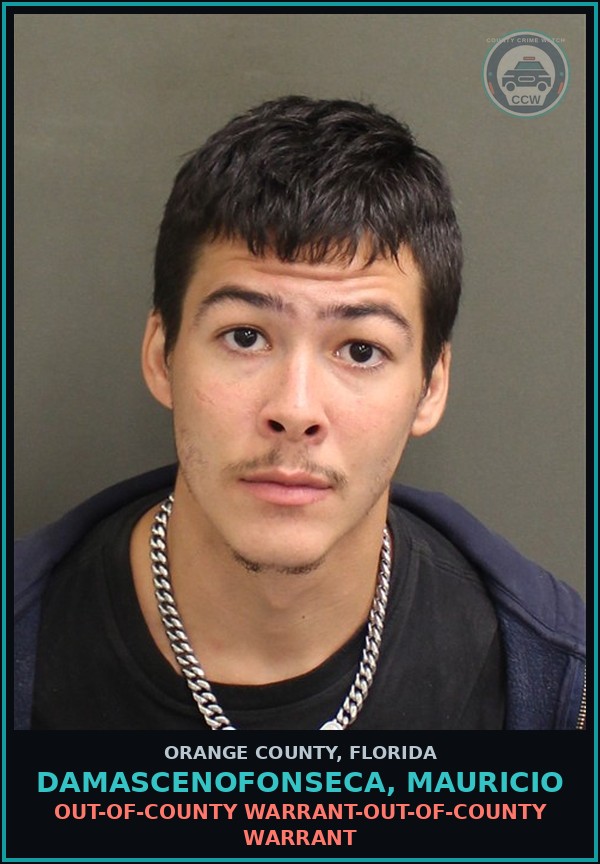Booking mugshot of DAMASCENOFONSECA, MAURICIO in Orange County
