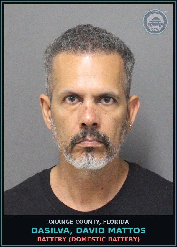 Booking mugshot of DASILVA, DAVID MATTOS in Orange County