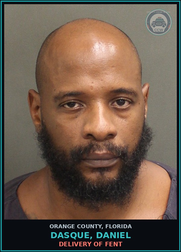 Booking mugshot of DASQUE, DANIEL in Orange County